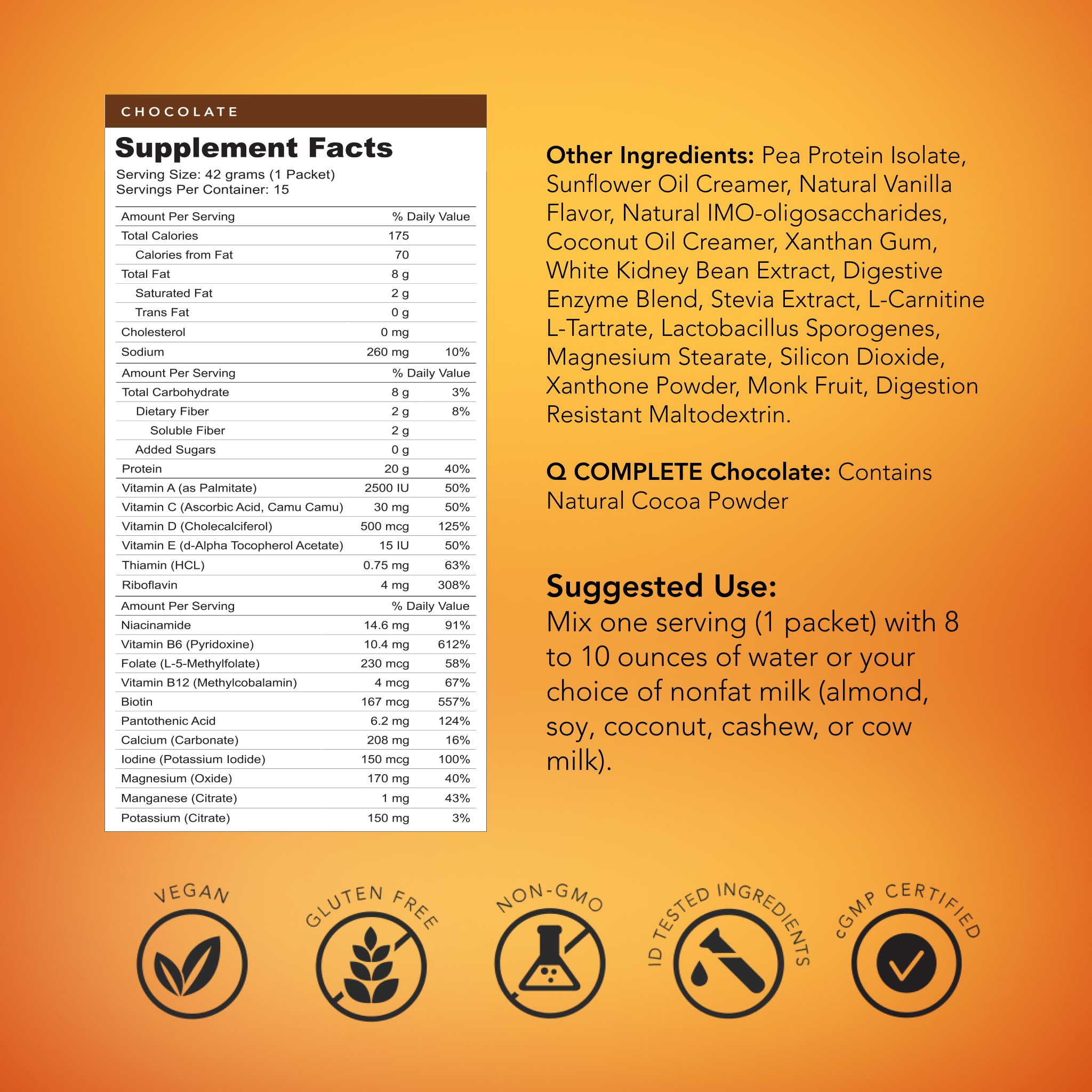 Q COMPLETE Chocolate