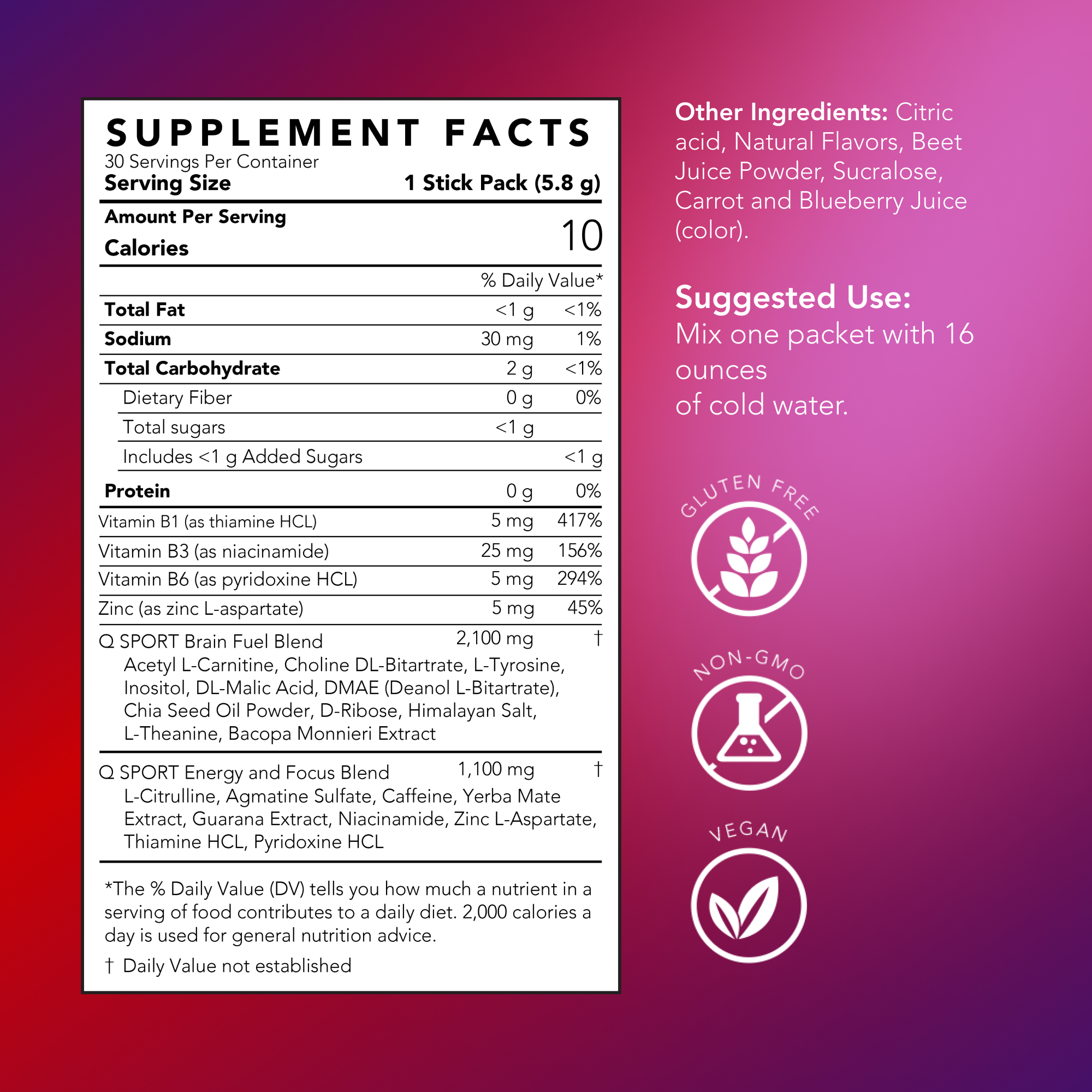 Q SPORT Black Ops Cherry