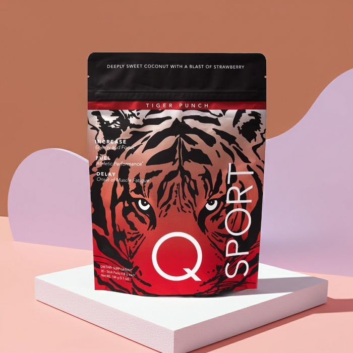 Q SPORT Tiger Punch | Natural Energy Drink Mix | Q Sciences